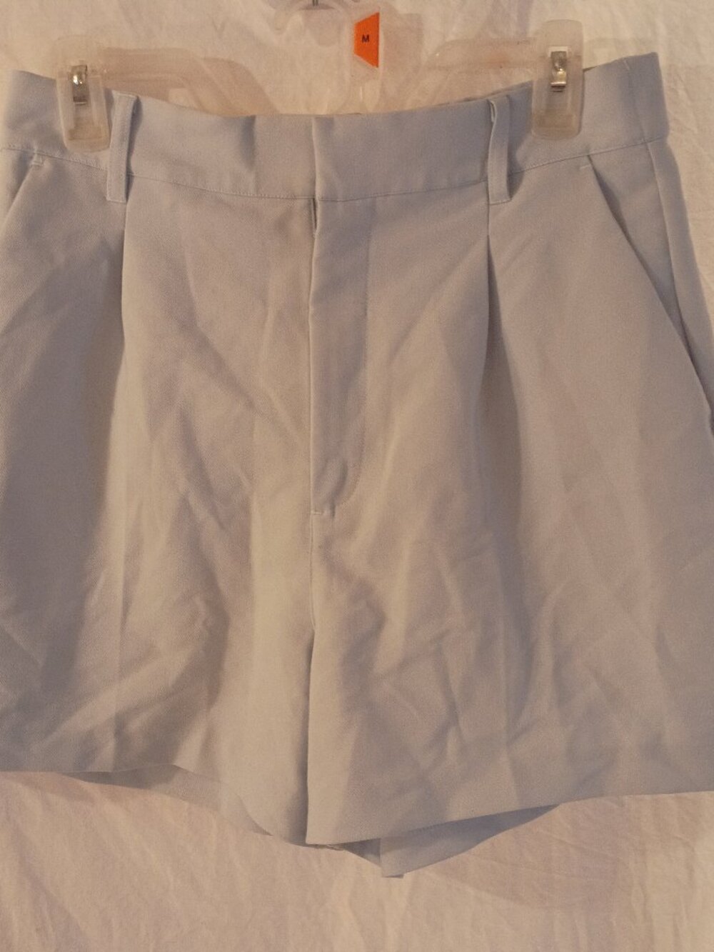 Women's Size Medium Light Blue Sloane Tailored Shorts by Abercrombie and Fitch